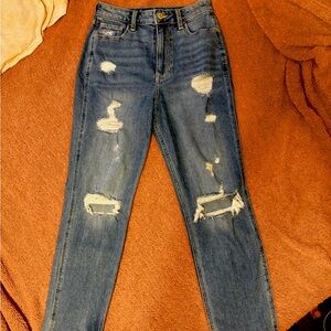 Hollister ripped jeans ( $15 )